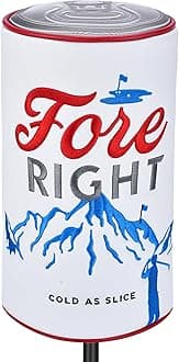 Shanker Golf Driver Headcover - Beer Can Shaped Funny Headcover - Tour Grade PU Leather Golf Club Cover with Embroidered Finish