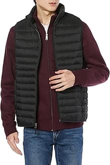 Amazon Essentials Men's Lightweight Packable Waterproof Puffer Vest