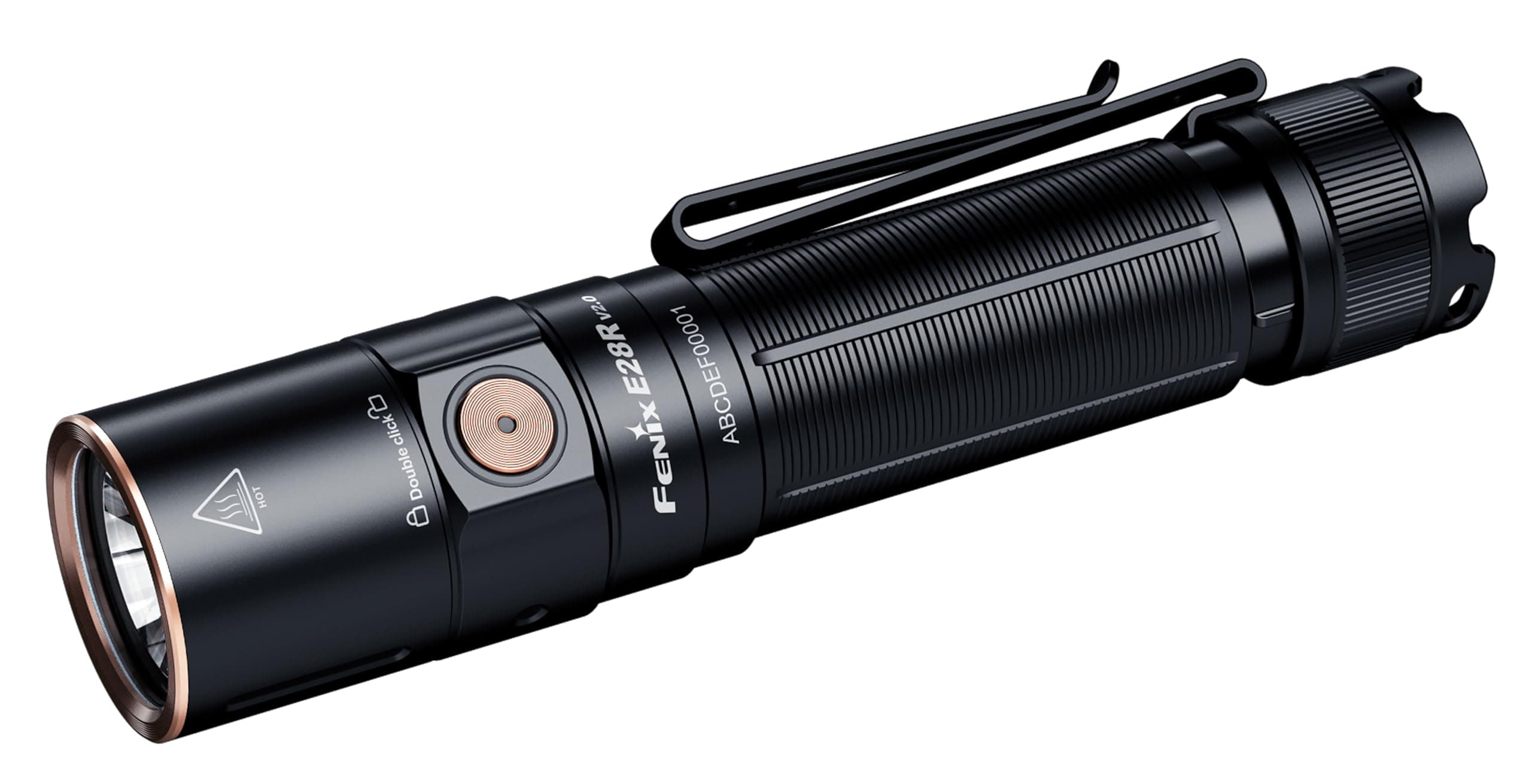 E28R v2.0, Rechargeable Multi-Purpose LED Torch | 1700 Lumens | 273m | 260 Hrs Max | Magnetic Tail Cap | Bi-Directional Body Clip | IP68