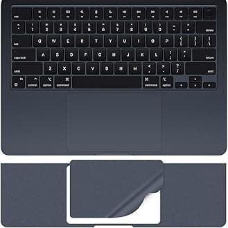 CaseBuy Palm Rest Protector Skin Cover for 2025 2024 2023 2022 MacBook Air 13.6" A3240 A3113 A2681 M4 M3 M2 Wrist Rest Protective Skin Cover for MacBook Air M4 M3 M2 13.6 inch -Midnight