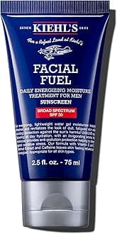 Facial Fuel Moisturizer with SPF 20 for Men, Energizing Face Moisturizer for Dull Skin, Non-Greasy Feel, Hydrating Lotion and Broad Spectrum Sunscreen, with Caffeine, Vitamin C & Vitamin E