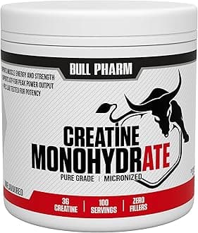 Micronized Creatine Monohydrate Powder, Unflavored (300 Grams) | Muscle Growth, Strength & Power Booster, Enhances Energy, Endurance & Athletic Performance | FSSAI India Approved