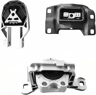 Set of 3 Complete Engine & Transmission Mounts for Focus 2012-2018 2.0L - Replaces A5646, AV6Z6038A, A5612, A5520 - Fixes Vibration & Shaking