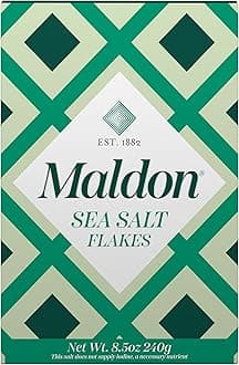 MaldonSalt, Sea Salt Flakes, 8.5 oz (240 g), Kosher, Natural, Handcrafted, Gourmet, Pyramid Crystals