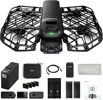 X1 PROMAX 8K Action Flying Camera, Foldable Drone with Camera with 42 KM/H Follow Speed, 10+ Fully Automatic Flight Modes, Fly Anywhere with OmniTerrain, SmoothCapture 2.0(Skiing Combo)