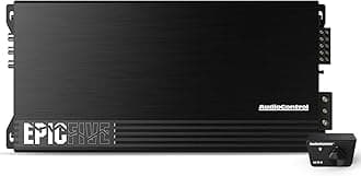 EPICFIVE 1100W RMS 5-Channel Car Amplifier – High-Power Full-Range & Subwoofer Performance, Class-D, Low-Distortion Premium Mobile Audio Upgrade