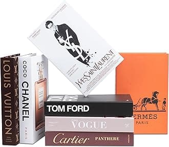 Suite Large | 7 PCS Faux Decorative Books for Home Decor | Not Real Books (Cardboard Boxes) | Coffee Table, Bookshelf & Shelf Styling Display Props for Living Room, Office