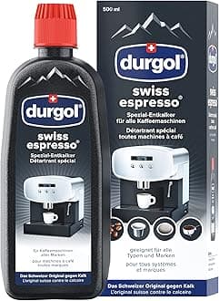 Durgol Descaler for Coffee Machines, Swiss Espresso Special Descaler Liquid Compatible with All Coffee Makers, 500ml