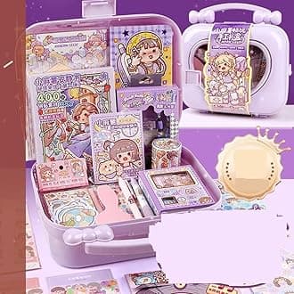 Alideco Stylish and Elegant Gift Box Small Mochi Collage Layout Scrapbooking Junk Journal Embelishment Decoration Diary Stickers(changwanlihe)