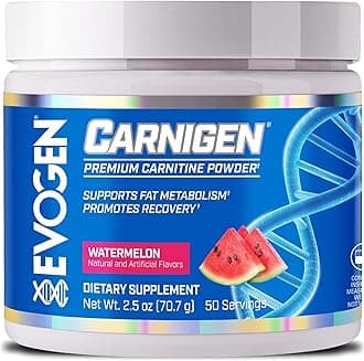 Carnigen - Premium Carnitine Powder | Supports Fat Metabolism & Promotes Recovery | Stimulant-Free L Carnitine Supplement Matrix with Acetyl L-Carnitine | Watermelon | 50 Servings