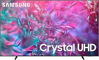 Samsung 98 Inch Crystal UHD TV, DU9000, 4K, Supersize Picture Enhancer, Motion Xcelerator 120Hz, Samsung TV Plus, Q-Symphony, Tizen Smart TV, UA98DU9000UXZN (2024 - UAE Version)