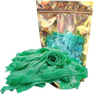 Dorval Green Apple Sour Power Belts Freshly Packaged in Reusable Pouch | 1 Lb.