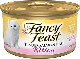Purina Grain Free Pate Wet Kitten Food, Tender Salmon - (24) 3 oz. Cans