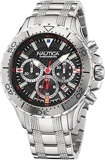 Nautica Men's NST Chronograph 49mm Watch