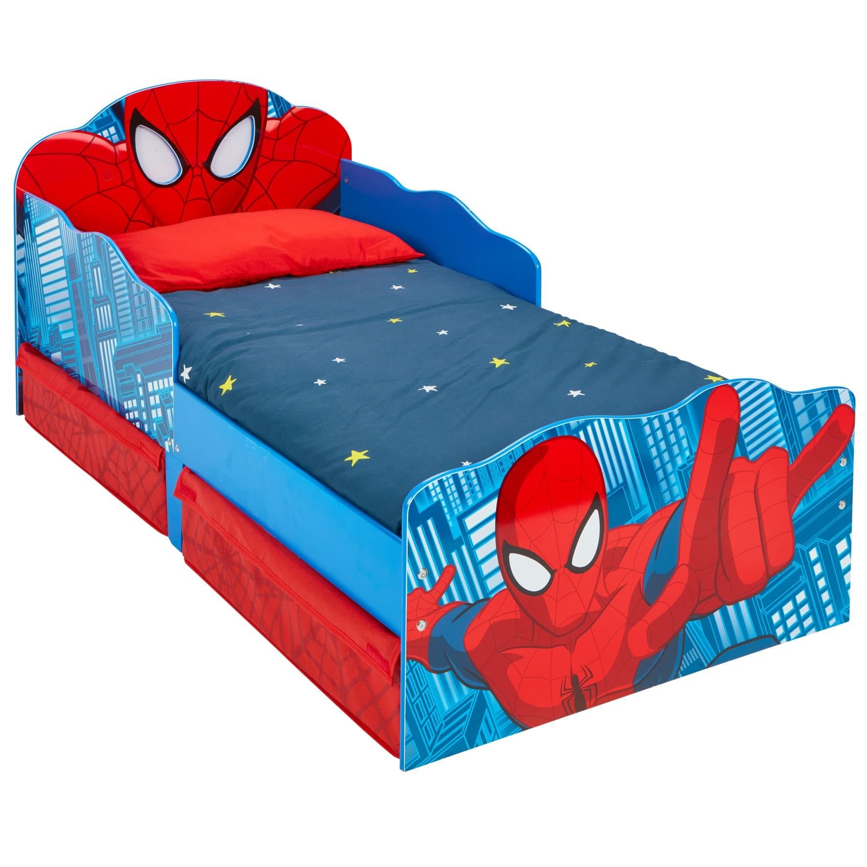 Spider-Man Toddler Bed With Underbed Storage