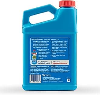 BlueDevil Products 00203 Radiator Flush & Oil Degreaser - 1 Quart