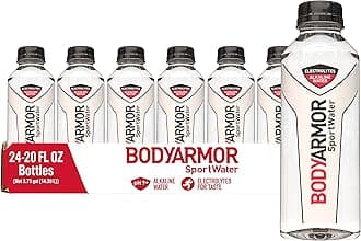 SportWater Alkaline Water, Superior Hydration, High Alkaline Water pH 9+, Electrolytes, Perfect for your Active Lifestyle, 20 Ounce (Pack of 24)