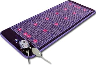 Ereada Infrared Amethyst Mat - Purple Professional 74" L x 29" W (186x72 cm) - 86-158°F (30-70°C) FIR Heat - Natural Crystals - Photon Red Light - Negative Ions - Magnetism - Original Manufacturer