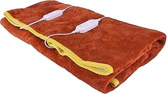 Warmland® BIS Certified ISI Mark Approved Basic Range Double Bed Electric Bed Warmer/Blanket |60 * 60 Inches| Auto Cut Off| Over Heat Protection| 5 Year Replacement Warranty|