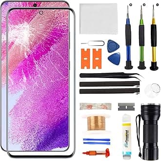 for Samsung Galaxy S21 Ultra Screen Replacement,Replacement Screen for Galaxy S21 Ultra Series 6.8 inch,Glass Replacement Kit with Repair Tools,Waterproof Adhesive(NO OLED & Touch Digitizer)