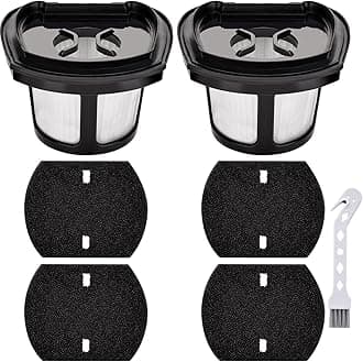 Artraise Filter Replacement for Bissell Pet Hair Eraser Filter Hand Vacuum Model 2284W 2390 2389 2390A, 23903, Compare to Parts # 1614212 1614203 1614204, 2 Mesh Filters 4 Foam Filters 1 Cleaning Tool