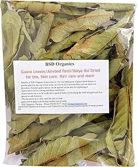 Bsd Organics Guava Leaves/Amrood Patti/Koiya ilai Dried for tea, Skin care, Hair care and more - 50 grams