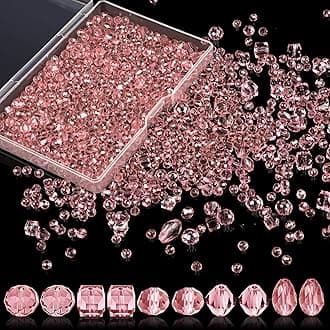 Pink Crystal Beads