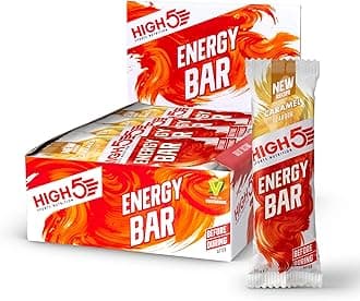Energy Bars - High Carb Energy Bars for Running, Cycling & Hiking - Vegan Oat Bars with Real Fruits - Healthy Snacks for Adults - Snack Bars Multipack for Training & Racing (12x55g, Caramel)