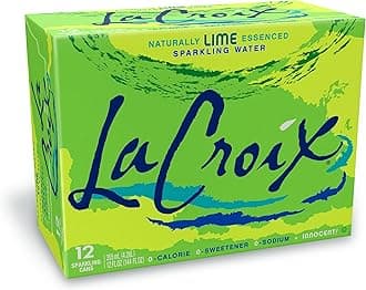 Sparkling Water, Lime, 12 Fl Oz (pack of 12)
