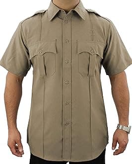 First Classmens Polyester Uniform Shirt Button Down Shirt