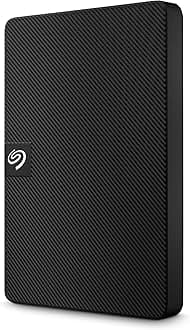Seagate Expansion Portable, 1TB, External Hard Drive, 2.5 Inch, USB 3.0, for Mac and PC (STKM1000400)