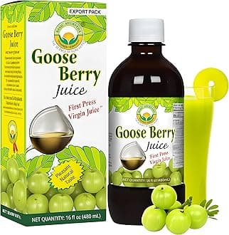 Basic Ayurveda Amla (Gooseberry) Juice | 16.23 Fl Oz (480ml) | Rich in Natural Vitamin C for Immunity, Skin Glow & Hair Health | Herbal Detox & Daily Ayurvedic Wellness Drink | No Added Sugar