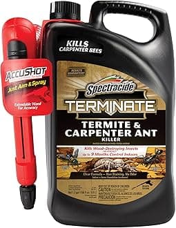 Spectracide Terminate Termite And Carpenter Ant Killer 1.33 Gallons, Includes AccuShot Sprayer