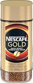 NESCAFÉ Gold Dark Roast Instant And Roast & Ground Coffee, 100 g Jar {Imported from Canada}