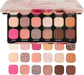 Eyeshadow Palette, Highly Pigmented Includes 18 Shades, Long Wearing And Easily Blendable Eye With Shimmary & Matte Finish Forever Flawless (Affinity), Multicolour, Free Size