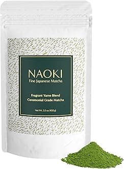 Naoki Matcha Fragrant Yame Blend – Authentic Japanese First Harvest Ceremonial Grade Matcha Green Tea Powder from Yame, Fukuoka (100g / 3.5oz)