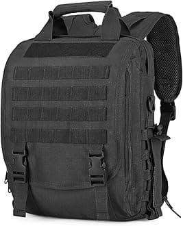 CamGo Tactical Briefcase Heavy Duty Military Shoulder Messenger Bag Lightweight Mens Handbag