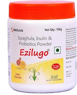 Ezilugo Powder | Digestion Supplement & Natural Laxative | Probiotic & Prebiotic for Gut Health | Stomach Bloating Relief & IBS Support | Best Digestive powder for Constipation & Indigestion | 100g