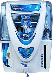 Aquatec Plus - Epic 15L RO+UV+UF+TDS Water Purifier for Home (White) Work Up to 2500 TDS