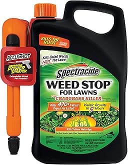 Weed Stop For Lawns Plus Crabgrass Killer, AccuShot Sprayer, 1.33 gallon