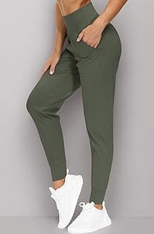 THE GYM PEOPLE Women's Joggers Pants Lightweight Athletic Leggings Tapered Lounge Pants for Workout, Yoga, Running