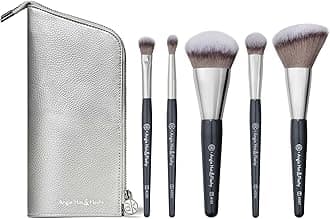 Angie Hot & Flashy Travel Brush Set with Pouch