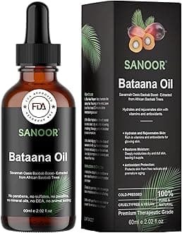 African Batana Oil - 100% Pure & Cold-Pressed - Organic Savannah Oasis Formula for Hair Care, Skin Care & Massage - Nutrient-Infused Hair Butter - 2.02oz (60ml)
