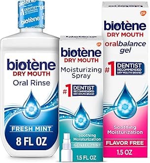 Biotene Dry Mouth Management Oral Rinse, Dry Mouth Spray and Moisturizing Gel - 1 Kit