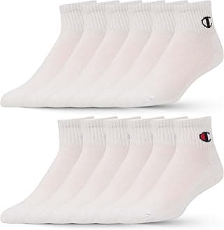 ChampionBoys & Girls Socks - 12 Pair Crew, Low Cut, No Show, Ankle & Quarter Socks