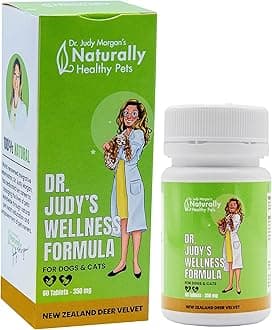 Dr. Judy Morgan's Naturally Healthy Pets New Zealand Deer Velvet Wellness Formula for Dogs & Cats
