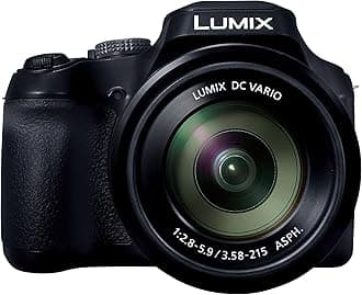 Panasonic LUMIX FZ80D Point and Shoot Digital Camera 4K Photo/Video Recording with Power Optical Image Stabilizer, Vlogging Camera with 60X Optical Zoom & 20-1200mm Wide-Angle Lens - DC-FZ80D