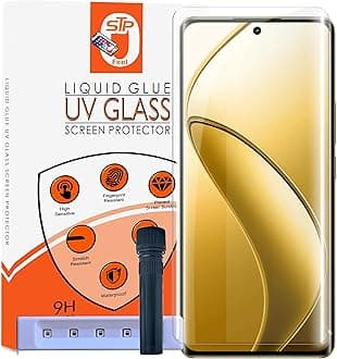 STP FEEL® UV HD+ Tempered Glass Screen Protector Guard Compatible For Realme 10 Pro+ Plus 5G / 11 Pro / 11 Pro+ Plus (6.7 Inch, Pack of 1) Full Adhesive UV Curved Case Friendly HD+ Clarity