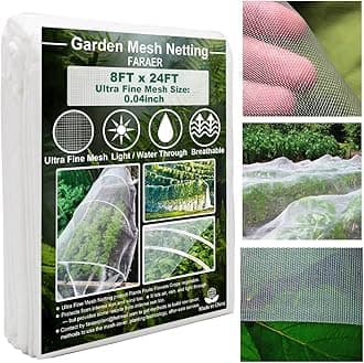 8x24ft Fine Mesh Netting Insect Protections