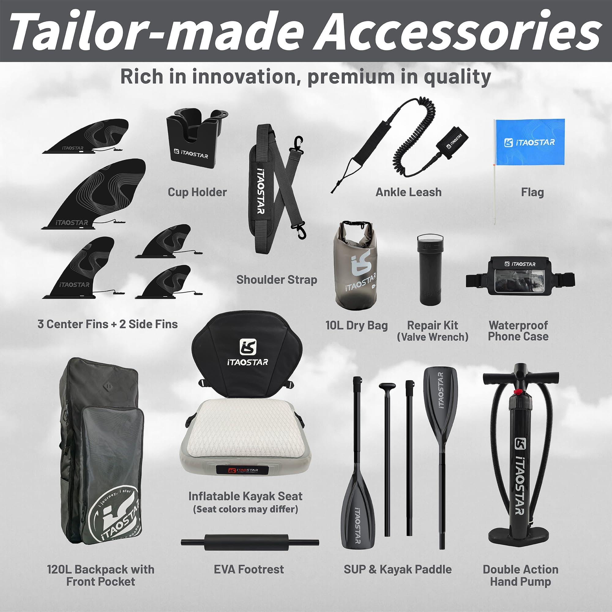 Adventure 12’×35"/39" Extra Wide Paddle Board with Seat, One-stop Premium SUP Board Accessories, Tailored 5 Fins, Stable Inflatable Stand Up Paddle Boards for Youth/Adults of All Skill Levels